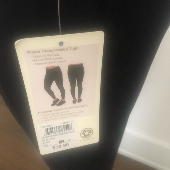 BRAND NEW DIADORA WOMEN RUN POWER TIGHT ATHLETIC LEGGINGS - Picture 7 of 12
